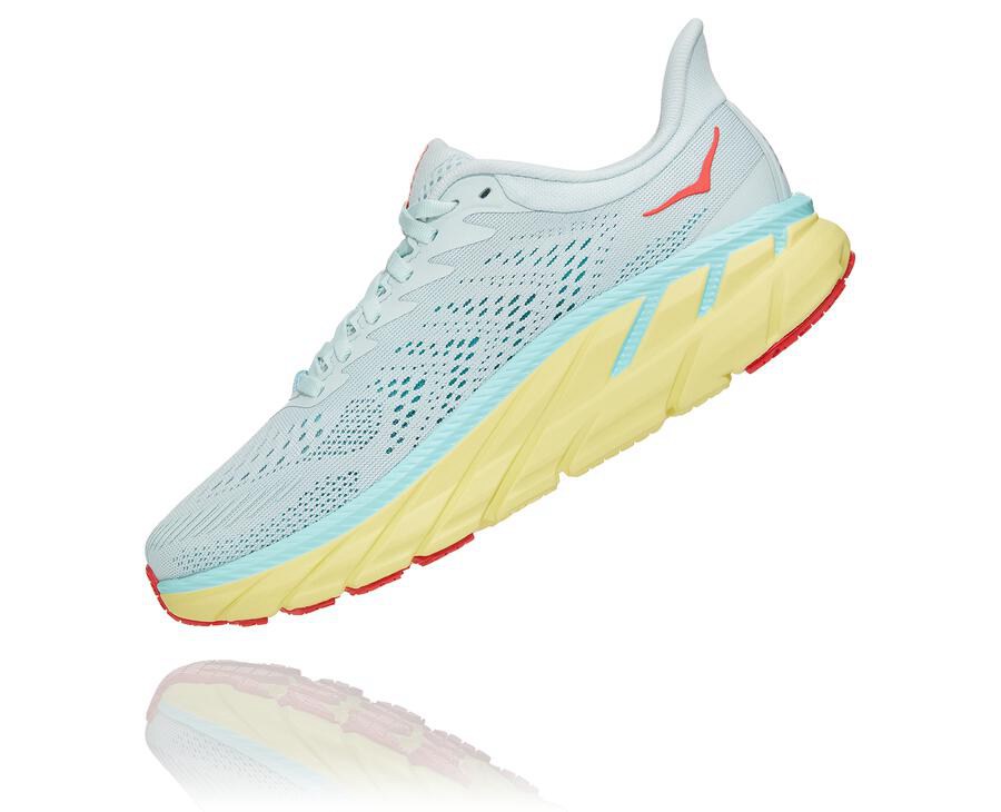 Hoka One One Koşu Ayakkabısı Kadın Mavi - Clifton 7 - TP2801759